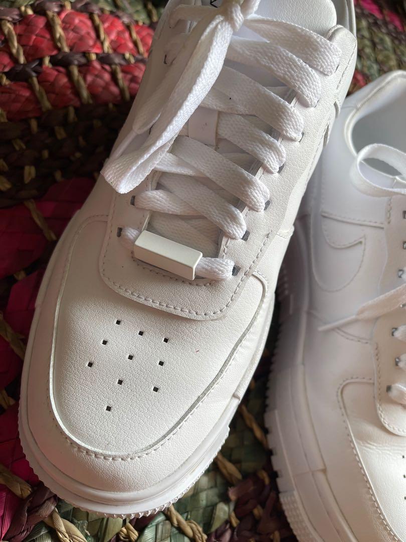 Nike Air Force 1 Pixel Triple White, Women's Fashion, Footwear, Sneakers on  Carousell