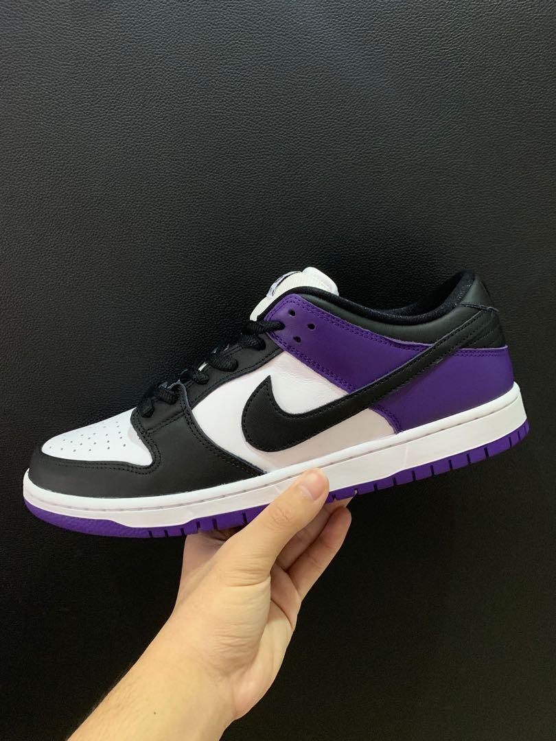 Nike SB dunk low Court Purple, Men's Fashion, Footwear, Sneakers 