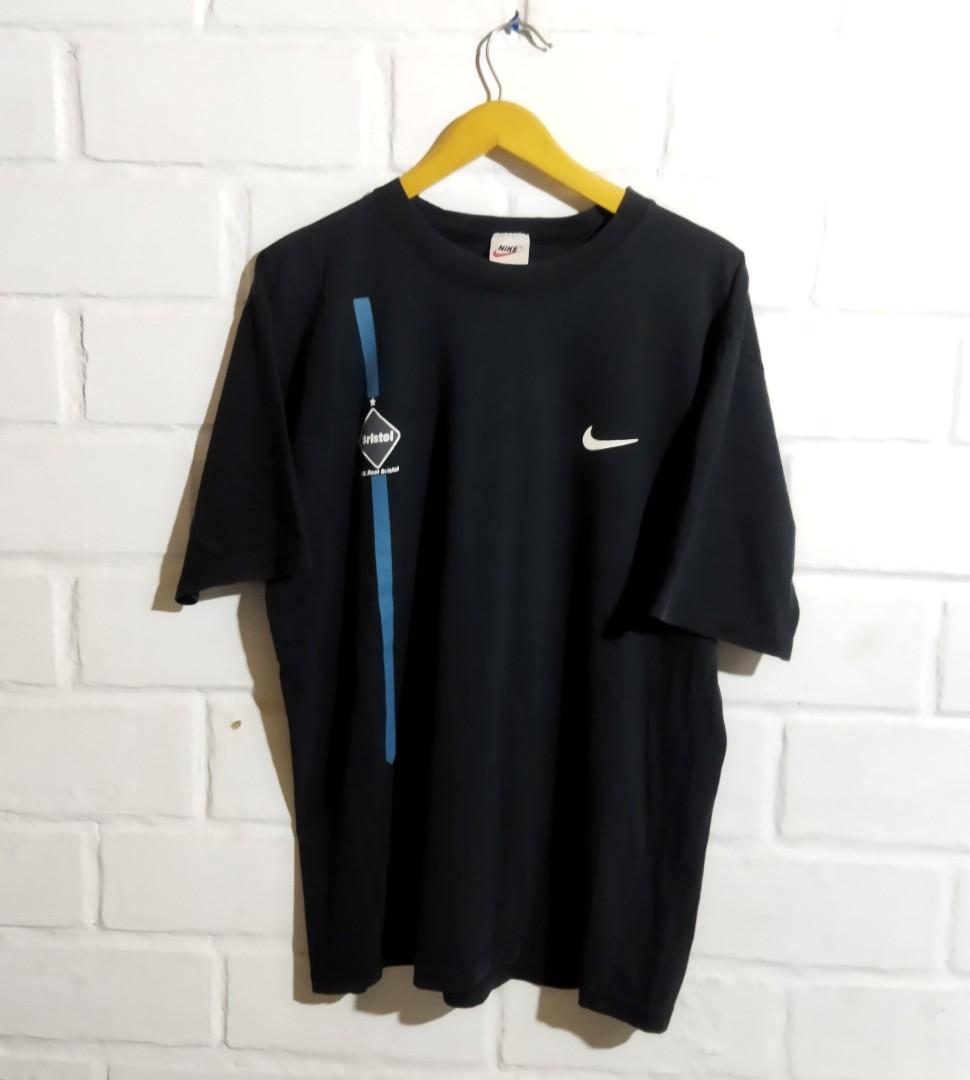 nike vintage x F.C.R.B, Fesyen Pria, Pakaian , Atasan di Carousell