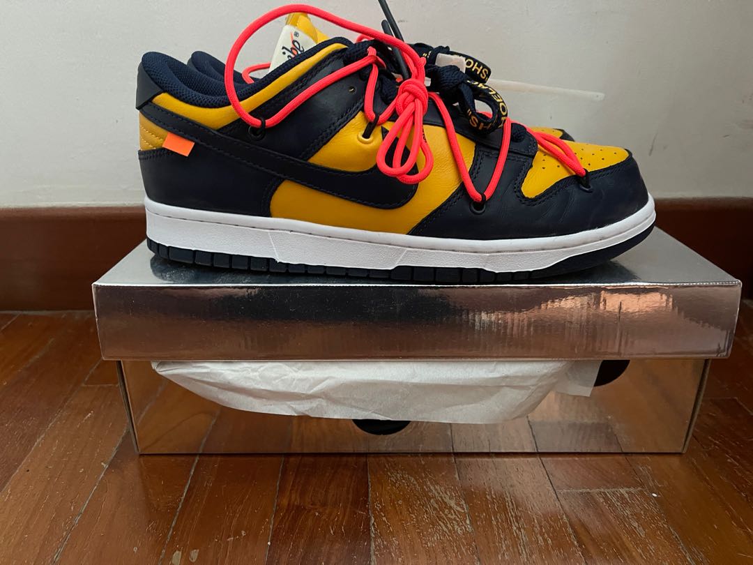 off white dunk michigan
