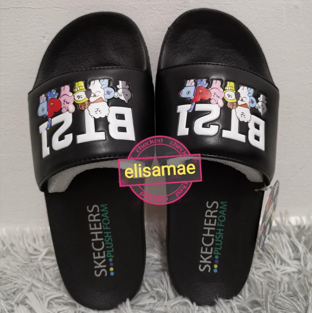 Skechers sales bt21 slides