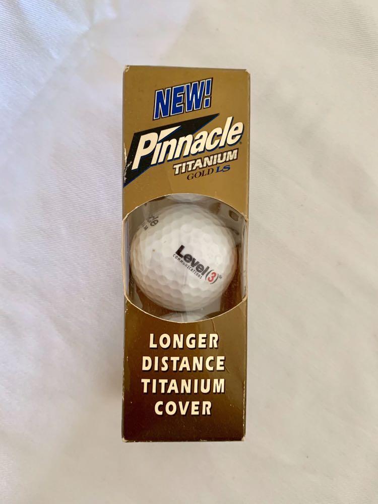 Pinnacle titanium golf balls clearance