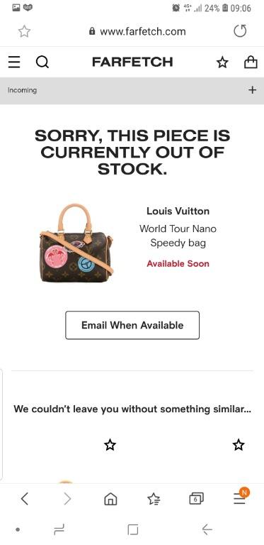 Louis Vuitton Speedy Nano World Tour Limited Edition