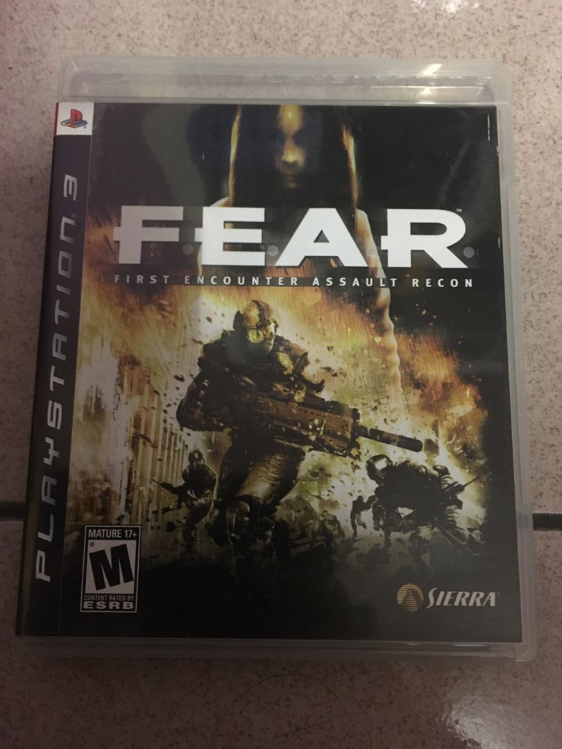Ps3 fear 戰慄突擊F.E.A.R 光碟無刮美版英文, 電玩遊戲相關, 電玩、電腦遊戲軟體, PlayStation在旋轉拍賣