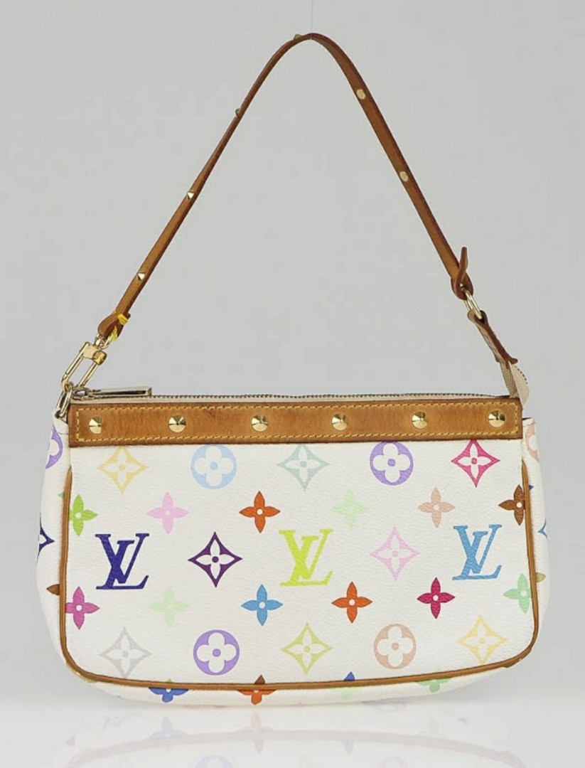 Louis Vuitton Multicolor Pochette, Luxury, Bags & Wallets on Carousell