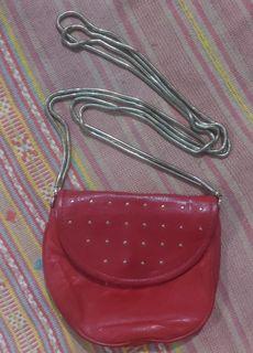 REBECCA MINKOFF Red micro Sling Bag