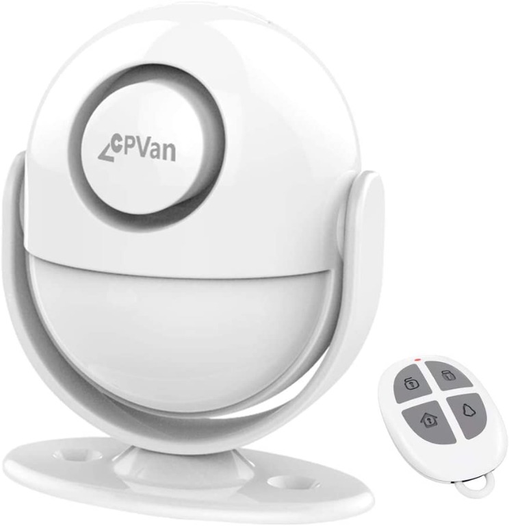 Remote Control Wireless Infrared DIY PIR Motion Detector Burglar Alarm ...
