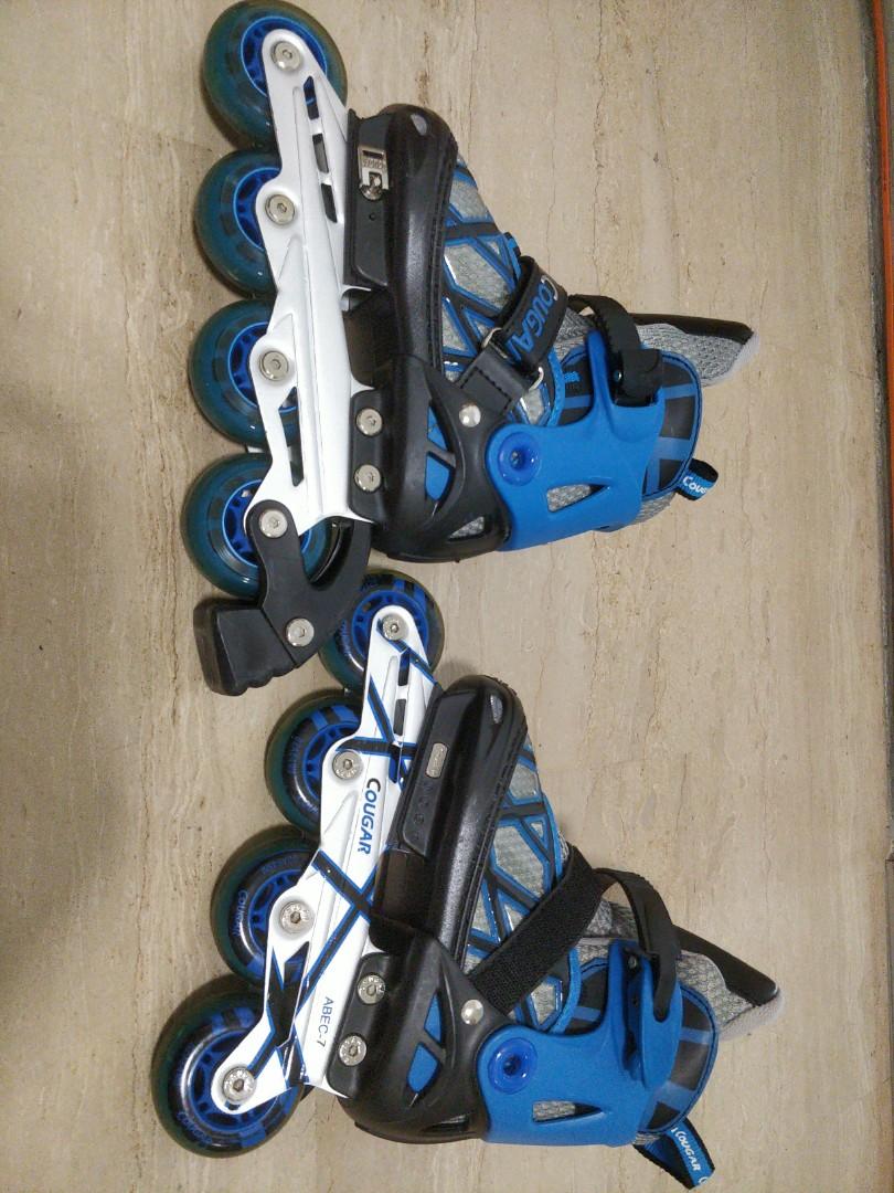 Roller blade / Inline skates (Category: Skates, Rollerblades & Scooters) located in Singapore. Submitted by f1mania (Listing ID 1069586109, Image 1). Description: Roller blade / Roller skate / Inline skate For 4-6 years old.