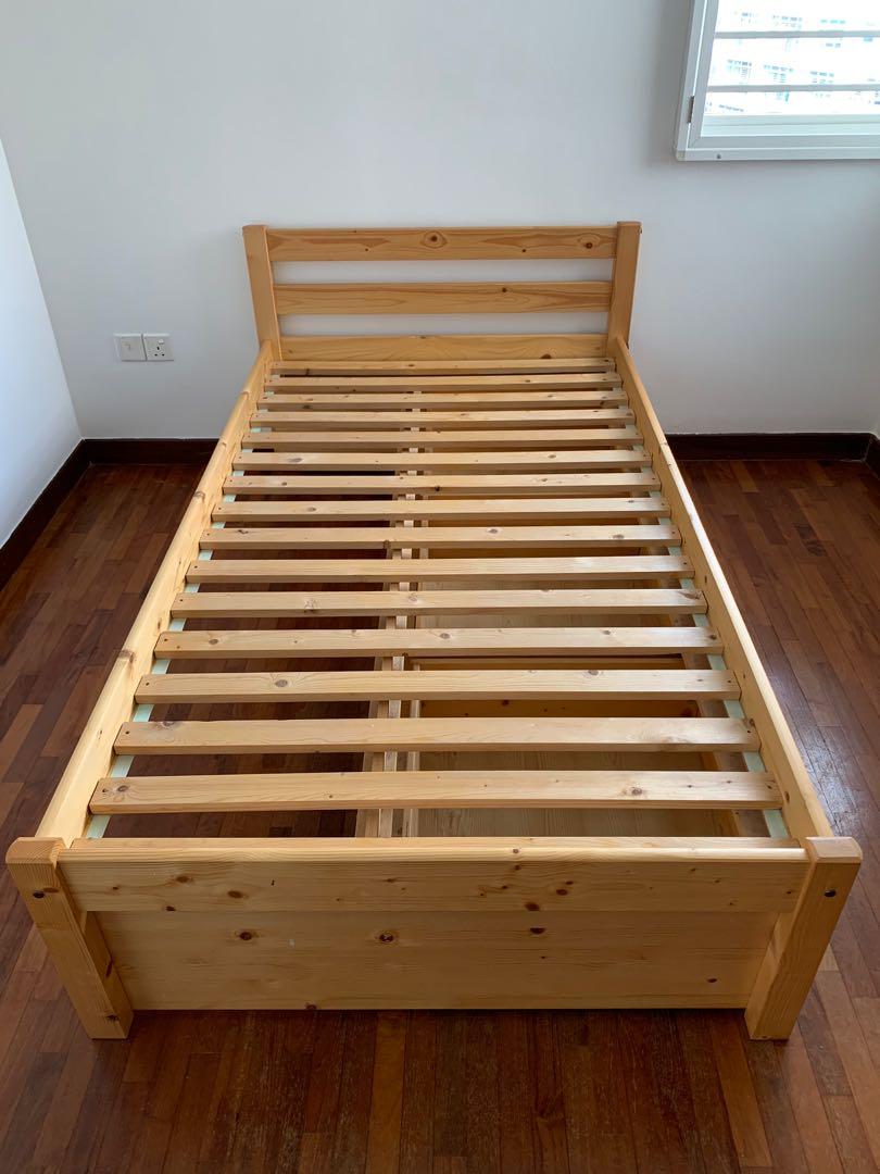 Seahorse Super Single Bed Frame, Furniture & Home Living, Furniture