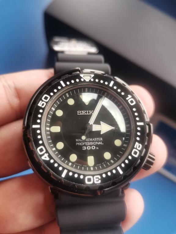 Seiko MarineMaster 300M Ninja Tuna SBBN035 48mm Quartz Used