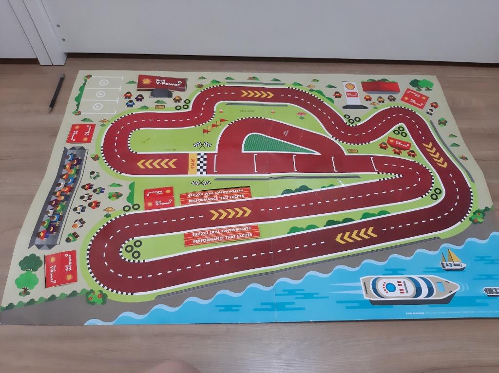 Shell Racing Car Circuit Map Babies Kids Toys Walkers On Carousell