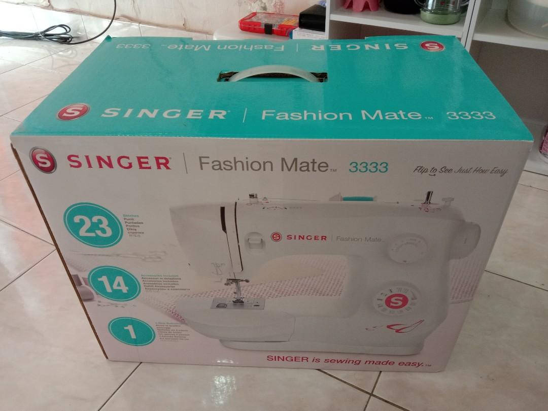 Singer sewing machine fashion mate 3333, TV & Home Appliances, Washing Machines and Dryers on