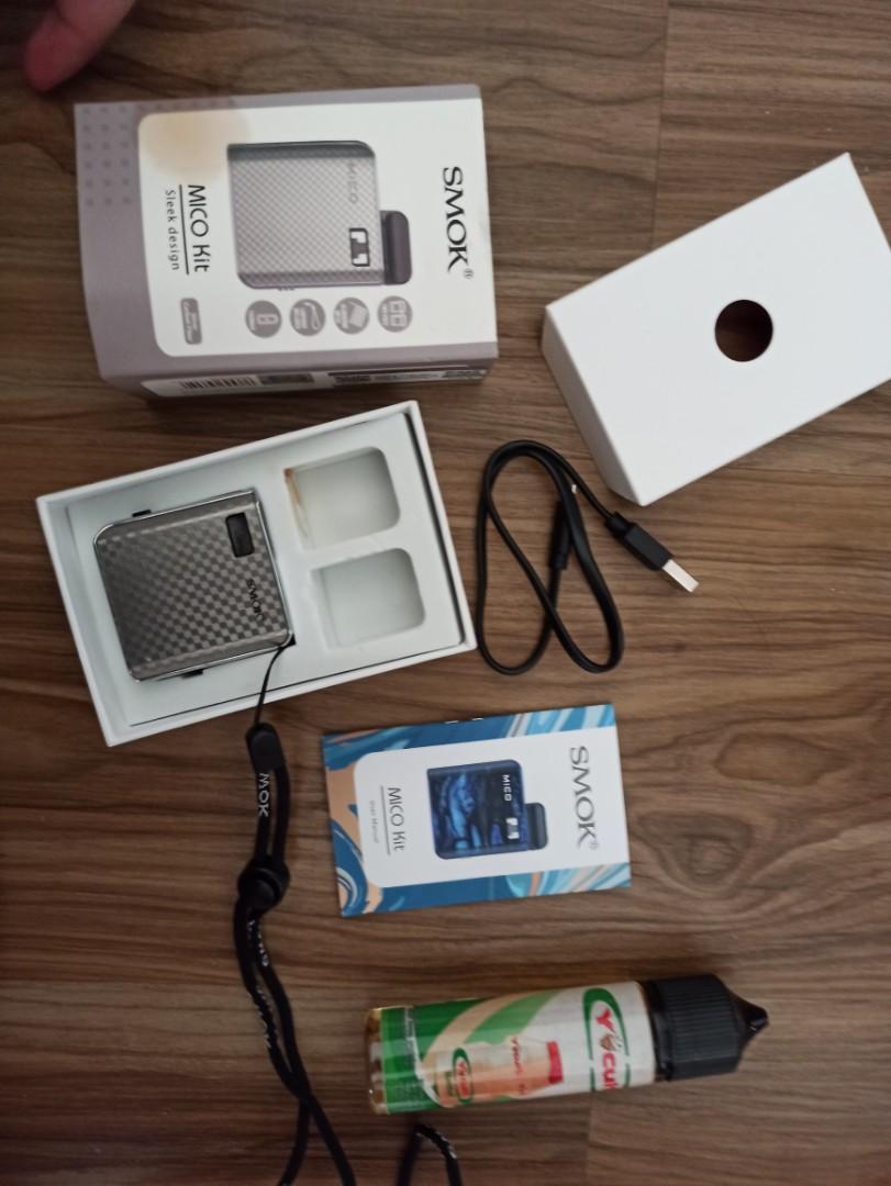Smok Smok Mico Silver Carbon Fiber Computers Tech Parts Accessories Other Accessories On Carousell