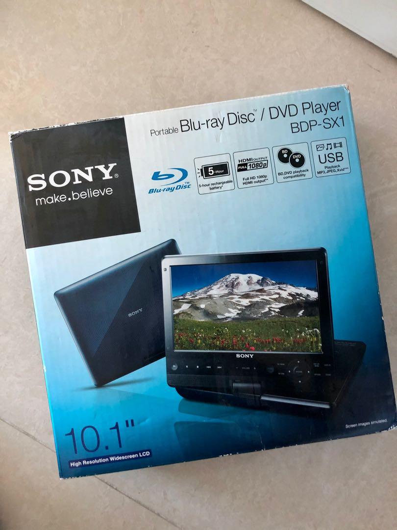 SONY Portable Blu-ray Disc / DVD Player (Model BDP-SX1), 家庭電器 ...