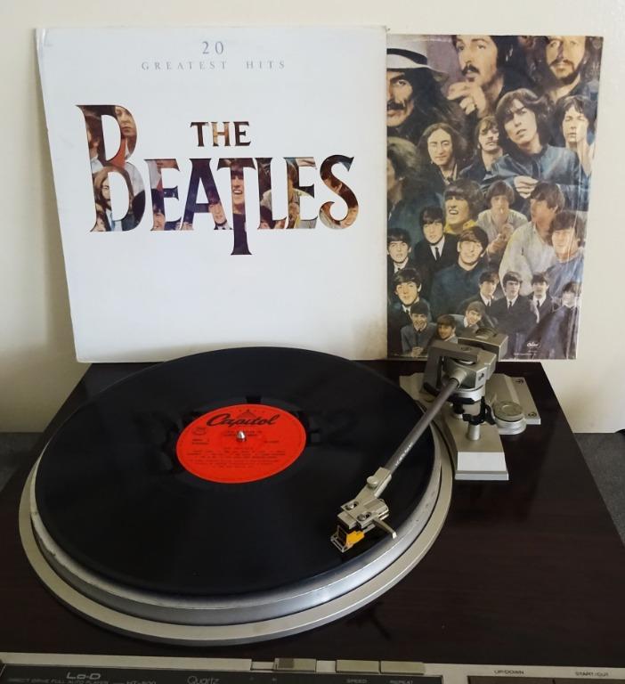 The Beatles 20 Hits Vinyl Record (100% Original Press), Toys, & Media, Vinyls on Carousell