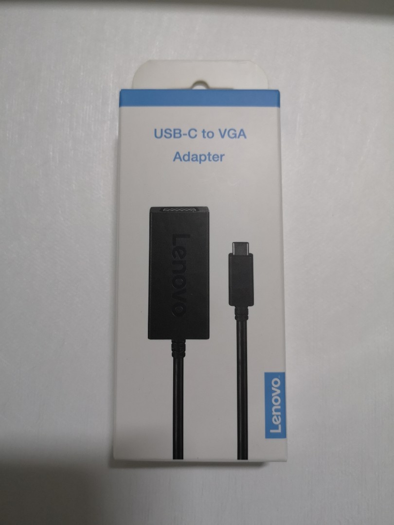 Lenovo USBC to VGA adapter (NEW), Computers & Tech, Parts