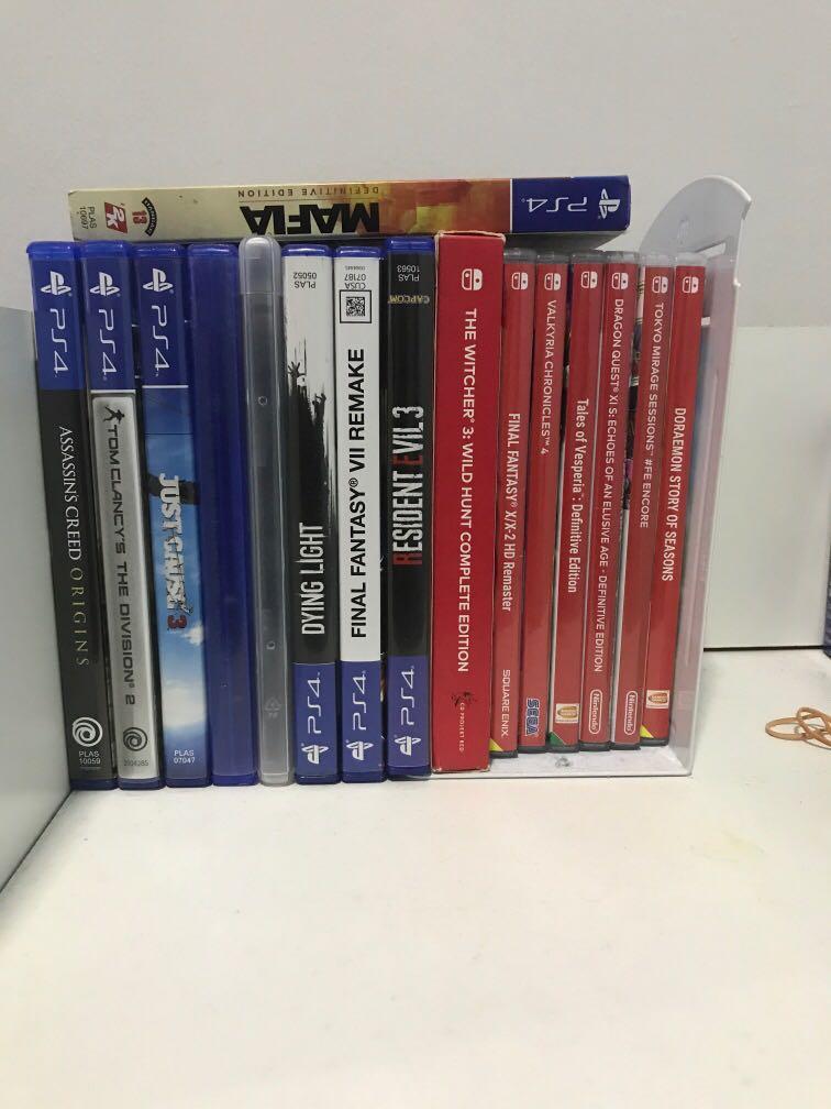 Used switch games (Category: Nintendo) located in Subang Jaya. Submitted by nnash (Listing ID 1069680613, Image 3). Description: Used switch games 🎮doraemon story of season rm120 🎮valkria chronicles rm 100 🎮tokyo mirage session fe encore rm 110 🎮tales of vesperia rm100 Postage add 8/10 tq😊😊😊 🎮witcher 3 wild hunt complete Editon SOLD 🎮 final fantasy x only SOLD 🎮dragon quest x1 echoes elusive age SOLD.