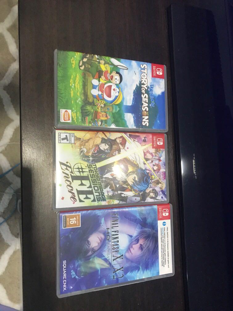 Used switch games (Category: Nintendo) located in Subang Jaya. Submitted by nnash (Listing ID 1069680613, Image 1). Description: Used switch games 🎮doraemon story of season rm120 🎮valkria chronicles rm 100 🎮tokyo mirage session fe encore rm 110 🎮tales of vesperia rm100 Postage add 8/10 tq😊😊😊 🎮witcher 3 wild hunt complete Editon SOLD 🎮 final fantasy x only SOLD 🎮dragon quest x1 echoes elusive age SOLD.