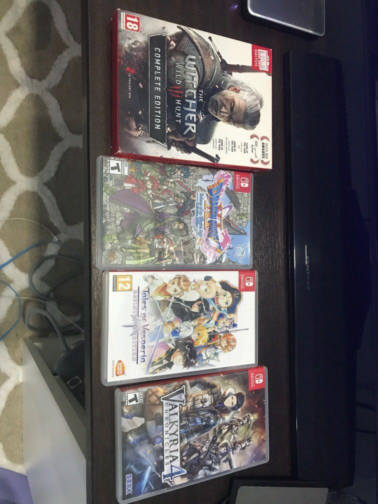 Used switch games (Category: Nintendo) located in Subang Jaya. Submitted by nnash (Listing ID 1069680613, Image 2). Description: Used switch games 🎮doraemon story of season rm120 🎮valkria chronicles rm 100 🎮tokyo mirage session fe encore rm 110 🎮tales of vesperia rm100 Postage add 8/10 tq😊😊😊 🎮witcher 3 wild hunt complete Editon SOLD 🎮 final fantasy x only SOLD 🎮dragon quest x1 echoes elusive age SOLD.