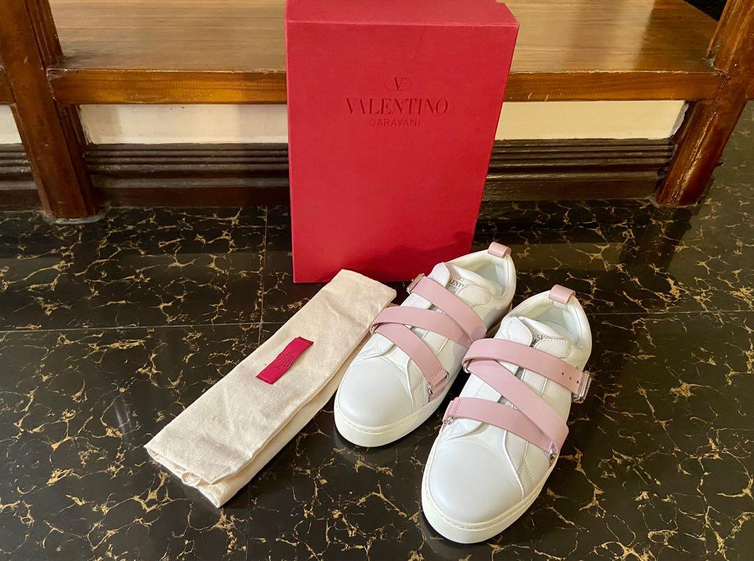 Valentino Garavani Strap Sneakers, Luxury, Apparel on Carousell