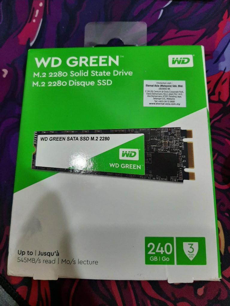 Wd Western Digital Green 240gb M 2 Sata Ssd Electronics Computer Parts Accessories On Carousell
