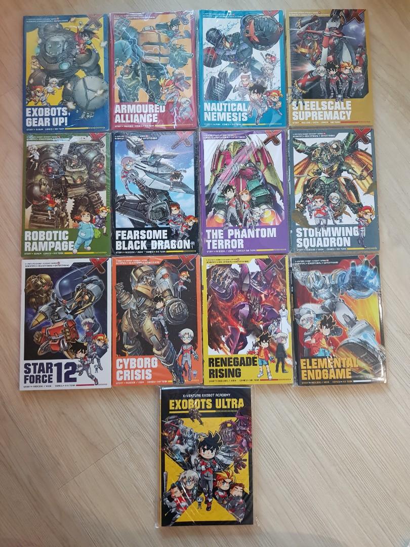 Ex Bots X-VENTURE EXOBOT ACADEMY SERIES N1 to N12 + EXOBOTS ULTRA, Hobbies ...