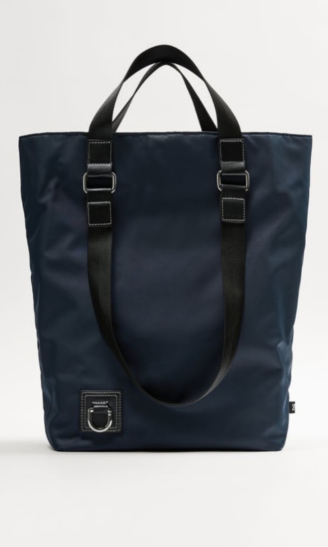 Zara mens tote bag deals