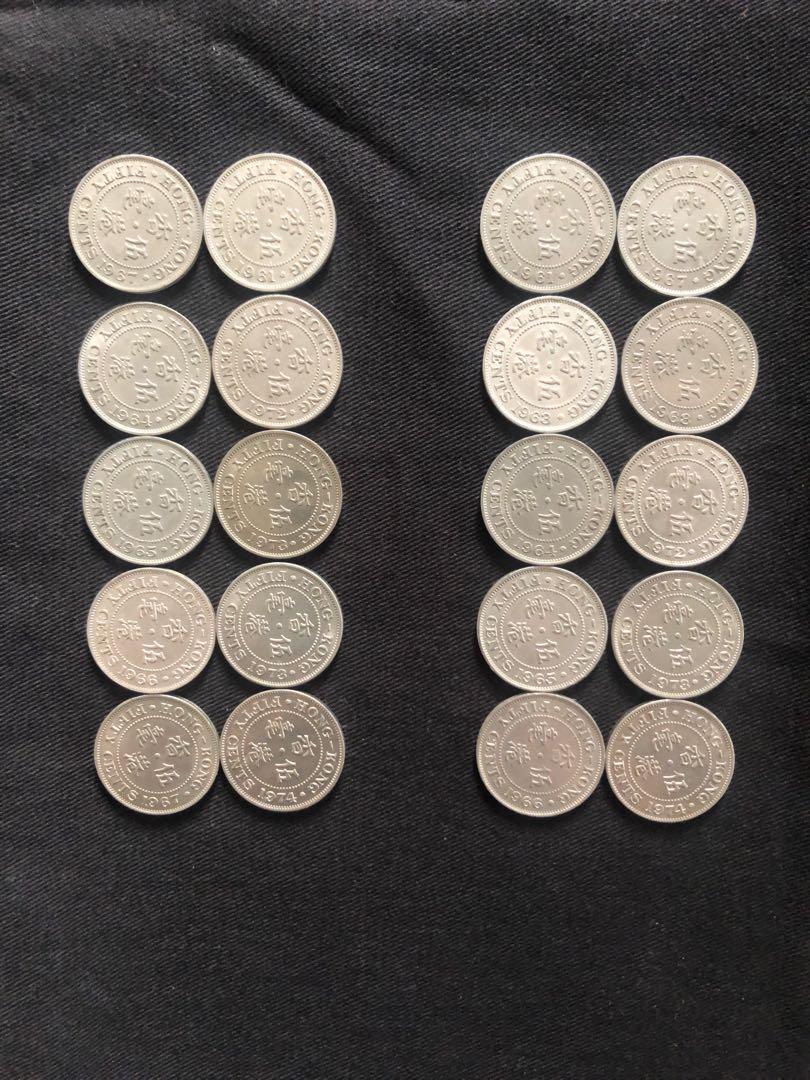 香港「銀五毫」硬幣, 興趣及遊戲, 收藏品及紀念品, 錢幣- Carousell