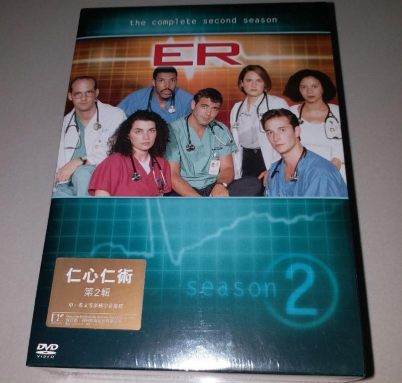 佐治古尼成名作美國劇集 仁心仁術第2季er Season 2 全套dvd 香港正版3區 全新未拆開包裝 英語對白 繁體中文及英文等字幕自選美國電視劇集 興趣及遊戲 古董收藏 收藏品及紀念品