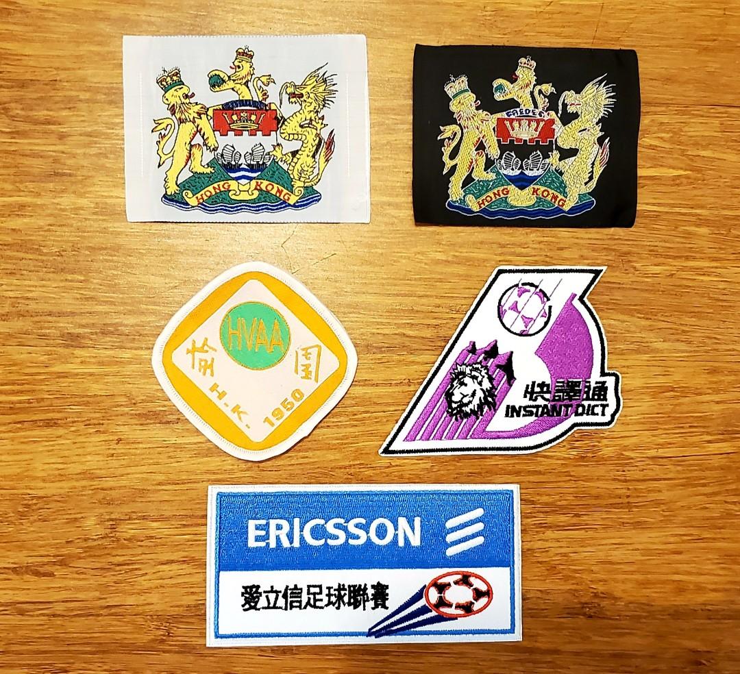 復刻港甲球會刺繡章會章 南華星島寶路華精工東方花花港隊龍獅旗愉園快譯通愛立信足球聯賽球衣 運動產品 其他運動產品