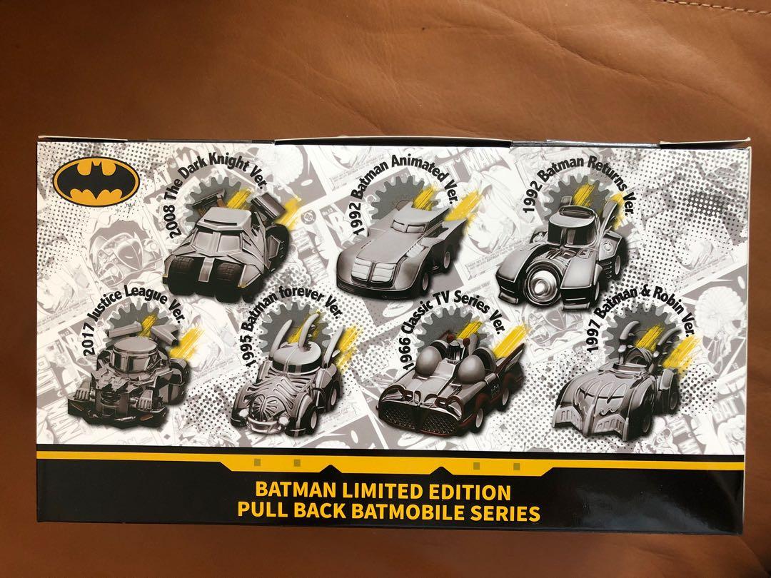 蝙蝠俠 Batman 迴力車 套裝 全新 set 特別版 Pull Back Batmobile Series Special Edition ...