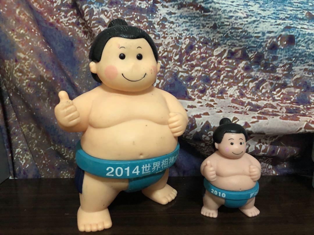 合售 Daikin 大金寶寶相撲公仔世界相撲大賽 古董收藏 收藏品在旋轉拍賣