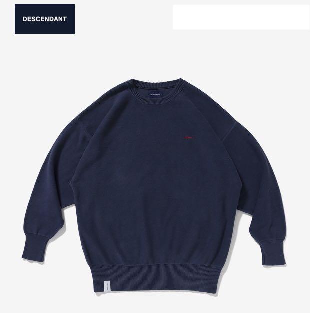 Navy Crewneck in Pure Mongolian Cashmere
