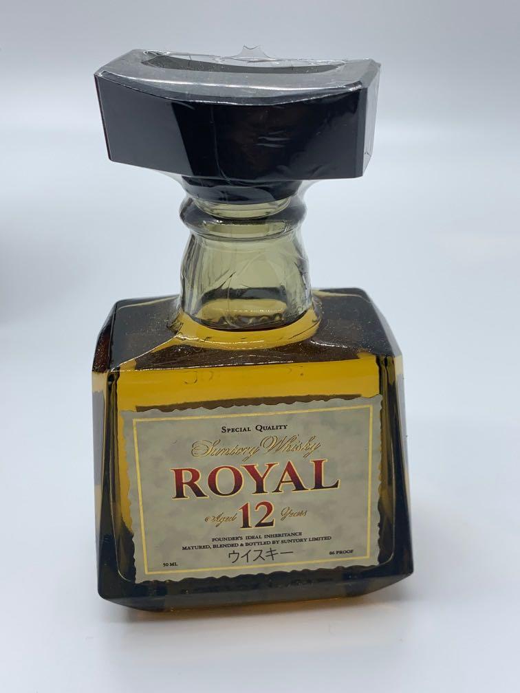 日本威士忌Suntory Whisky Royal 15年180ml + 12 年50ml, 嘢食& 嘢飲