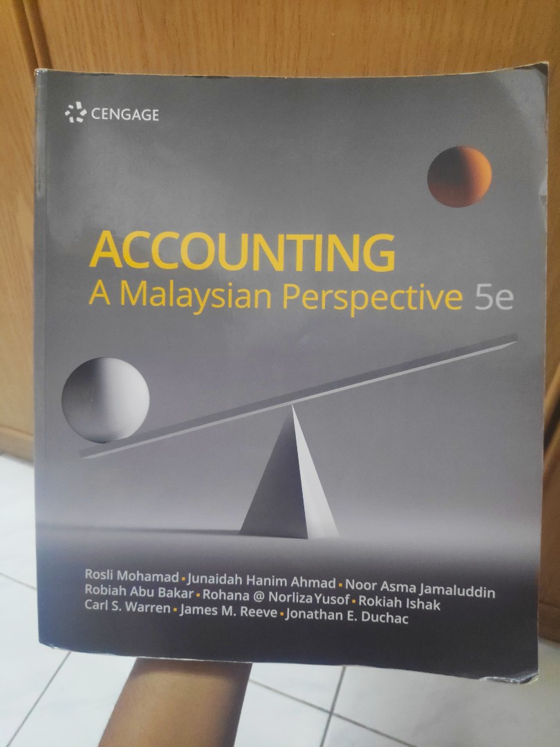 Accounting A Malaysian Perspective Textbook, Hobbies & Toys, Books