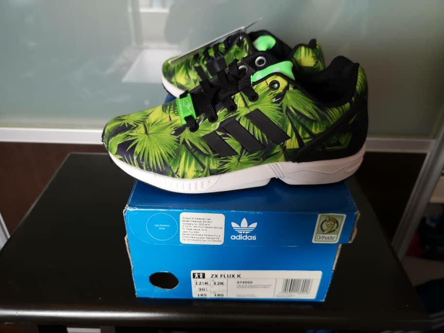 Zx flux 2025 kids Green