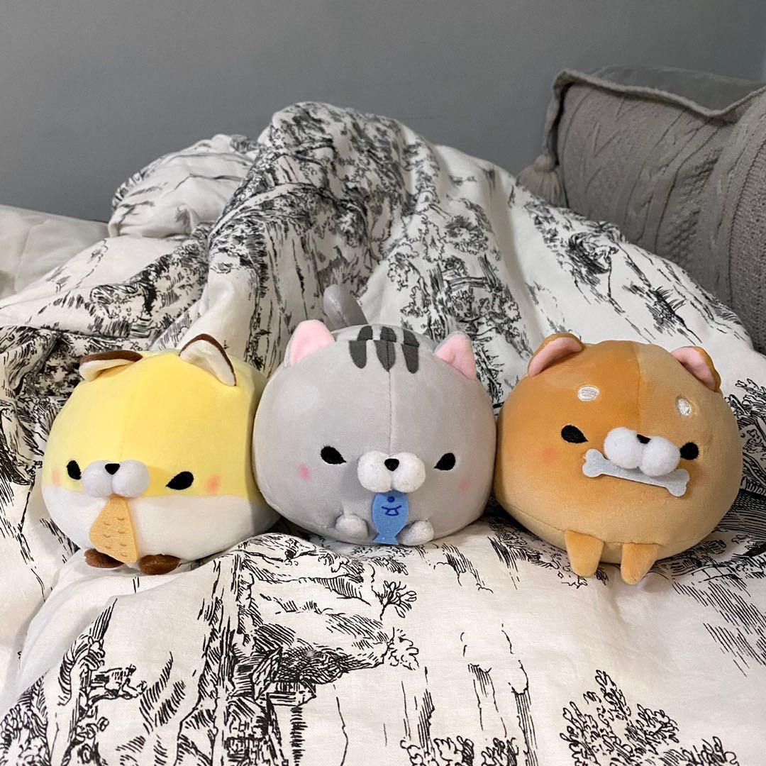 Amuse mochi zoo series cat fox shiba inu dog plush small Hobbies