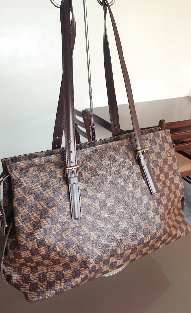  Fits LV Louis Vuitton Chelsea Damier Ebene large - Bag Base  Shaper 1/8” Clear Acrylic : Clothing, Shoes & Jewelry