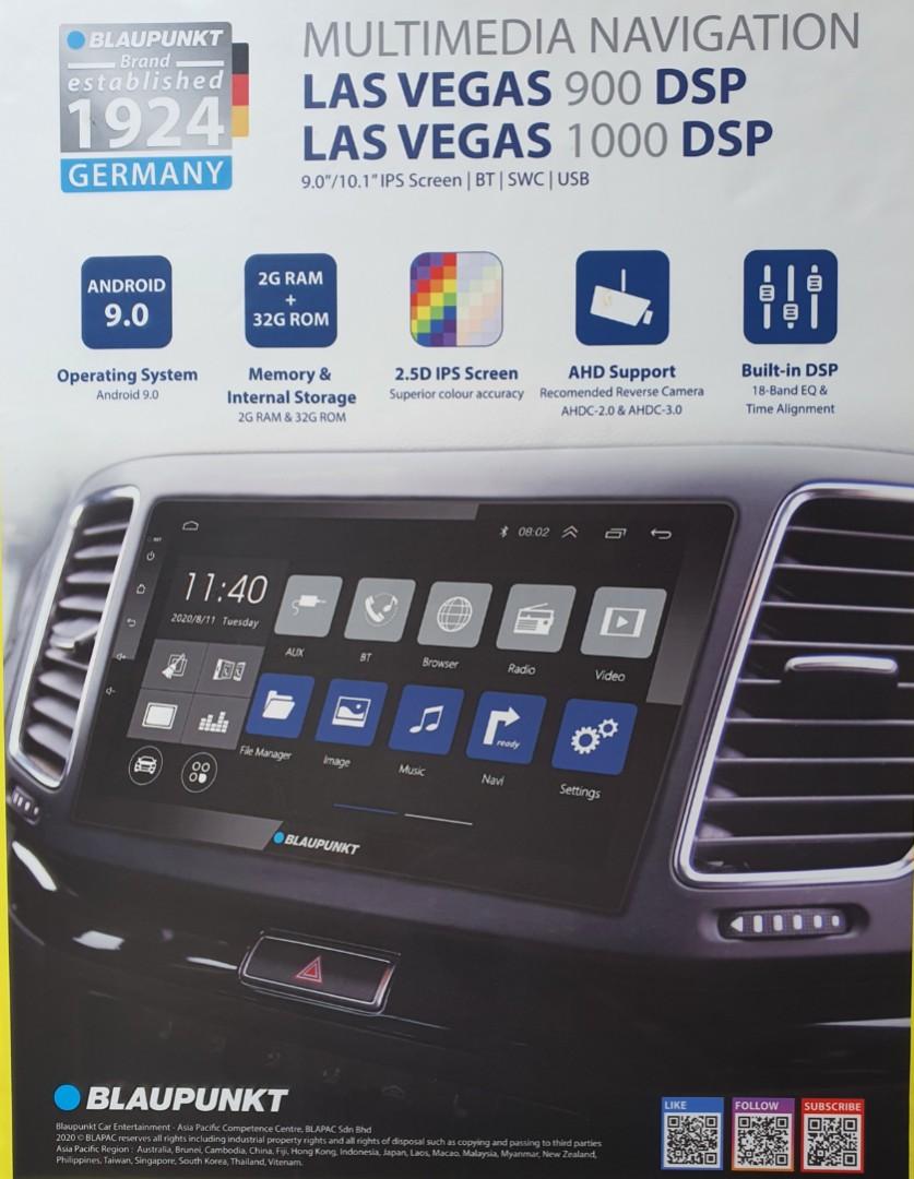 Blaupunkt Las Vegas 1000 900 Dsp 10 1 9 1 Ahd Ips Touch Screen Car Android Headunit 2ram 32gb Car Accessories Accessories On Carousell