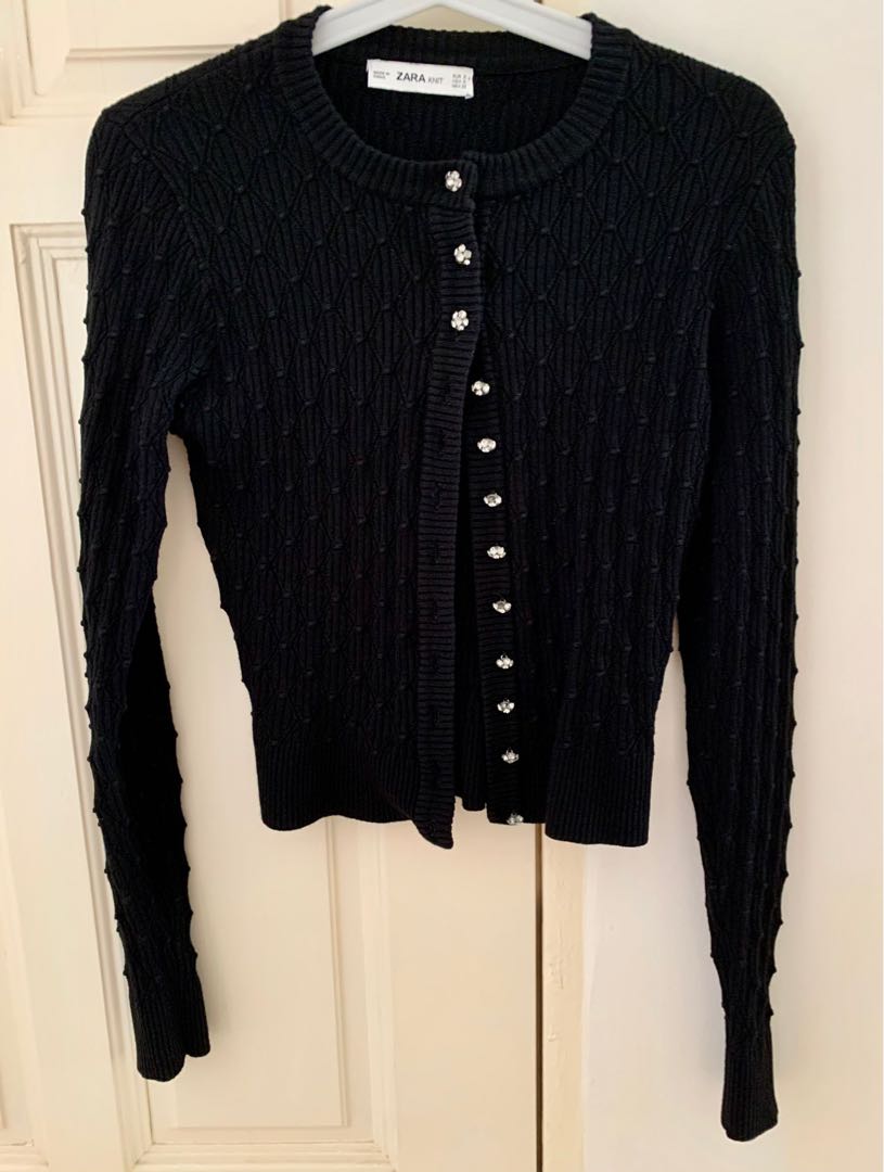 Zara bejewelled cardigan cheap