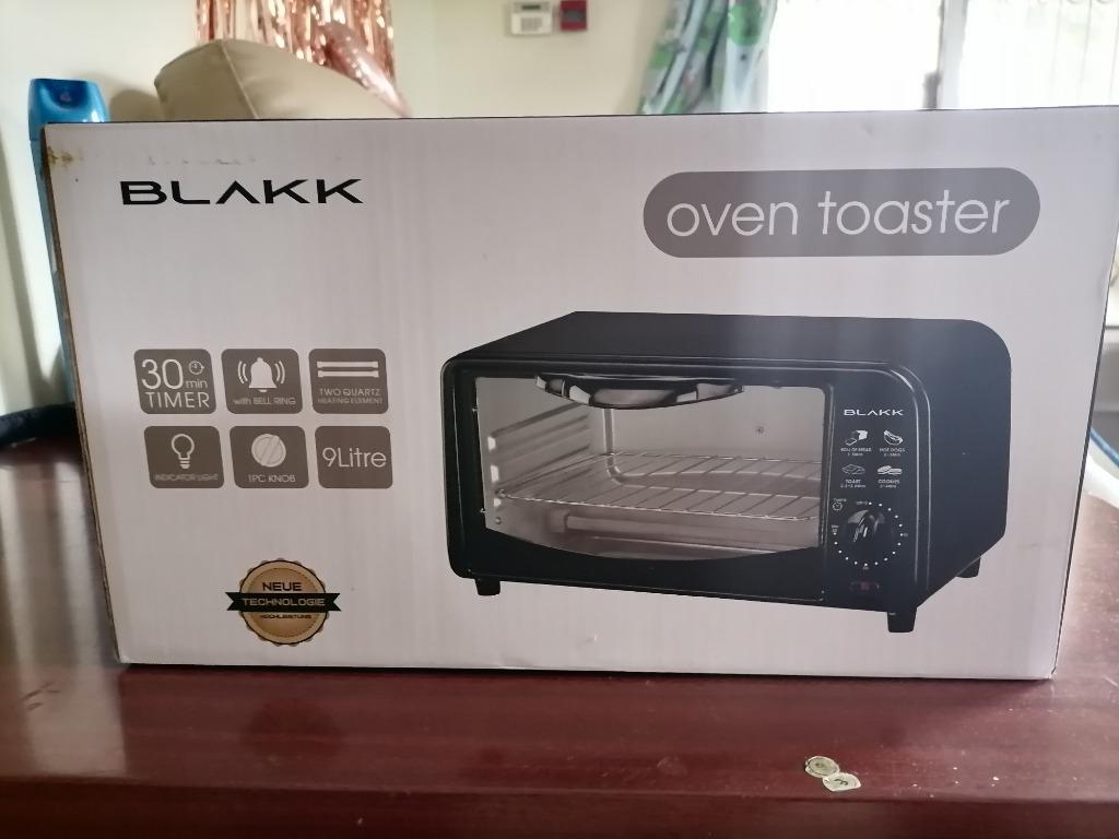 BLAKK Oven Toaster (Category: Coffee & Tea Tableware) located in San Mateo. Submitted by Babyfume (Listing ID 1069709265, Image 2). Description: AUTHENTIC BLAKK PRODUCT FROM S&R STILL IN BOX NEVER OPENED great quality it was a gift this holiday season rfs: we dont really use over toasters message for more details and pictures.