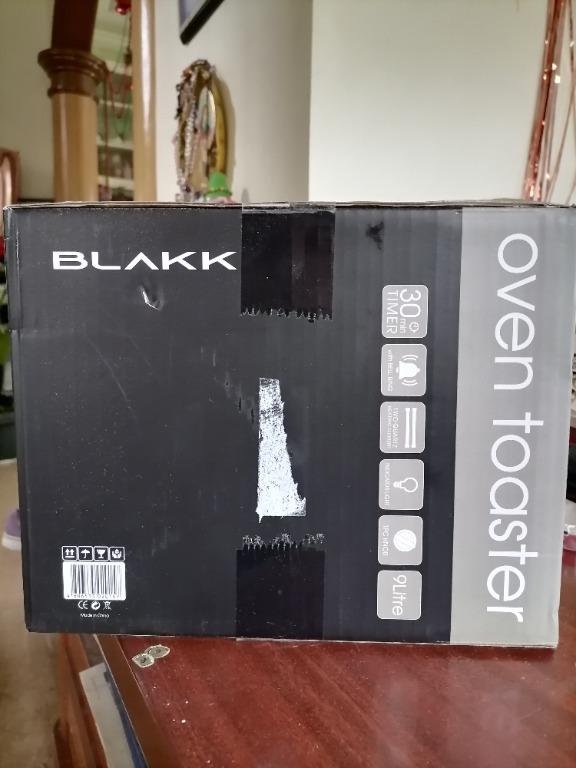 BLAKK Oven Toaster (Category: Coffee & Tea Tableware) located in San Mateo. Submitted by Babyfume (Listing ID 1069709265, Image 3). Description: AUTHENTIC BLAKK PRODUCT FROM S&R STILL IN BOX NEVER OPENED great quality it was a gift this holiday season rfs: we dont really use over toasters message for more details and pictures.