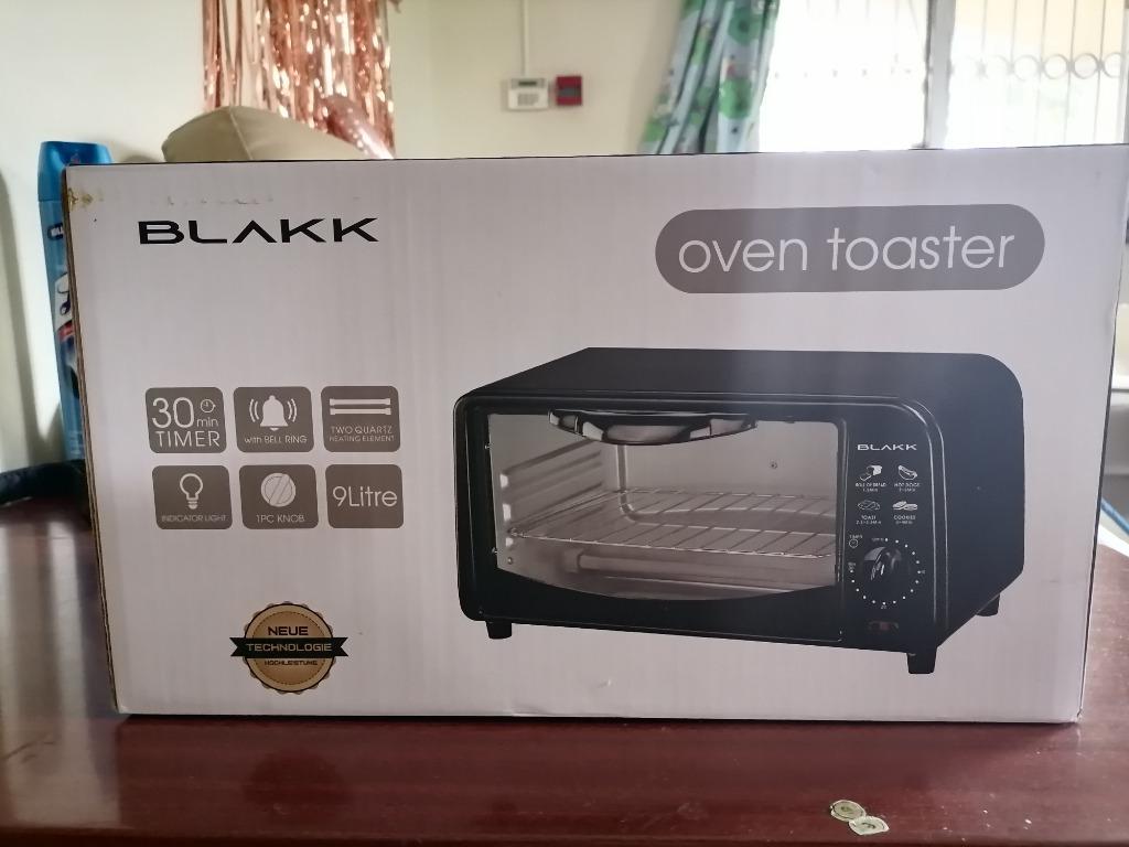 BLAKK Oven Toaster (Category: Coffee & Tea Tableware) located in San Mateo. Submitted by Babyfume (Listing ID 1069709265, Image 1). Description: AUTHENTIC BLAKK PRODUCT FROM S&R STILL IN BOX NEVER OPENED great quality it was a gift this holiday season rfs: we dont really use over toasters message for more details and pictures.