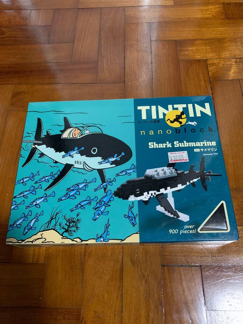 BNIB] Nanoblock Tintin Shark Submarine, Hobbies  Toys, Toys  Games on  Carousell