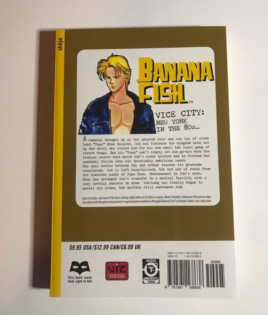 Brand New Banana Fish Manga Book Volume 9 Books Stationery Books On Carousell