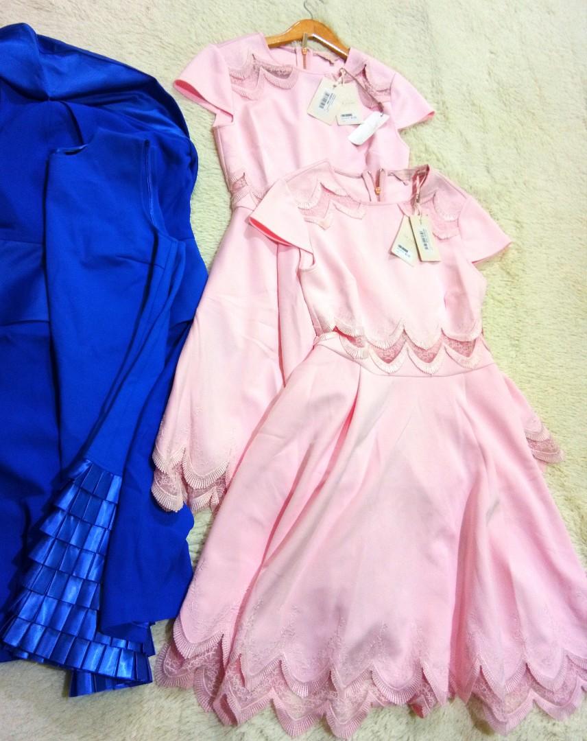 Ted baker rehanna dress pink shop