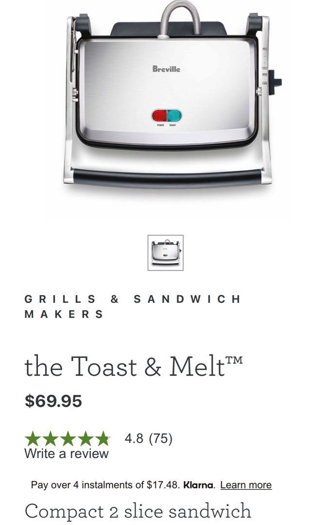 Breville Sandwich, Wrap, Panini Press, TV & Home Appliances, Kitchen