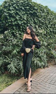 By pozo off shoulder dress