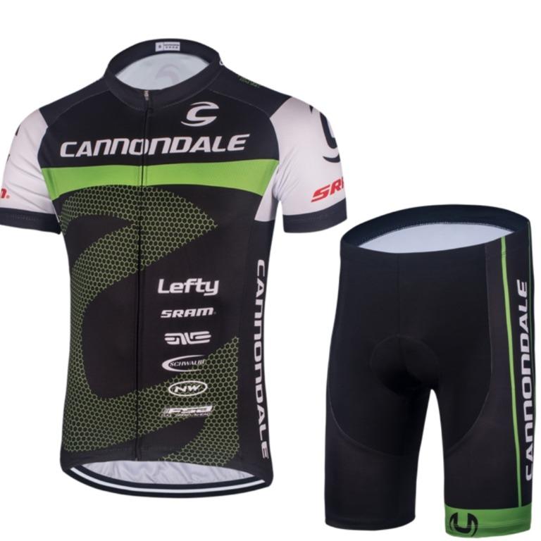 Cannondale Cycling Jersey Set Men s Short Sleeve Jersey and Shorts Men s Fashion Activewear on Carousell