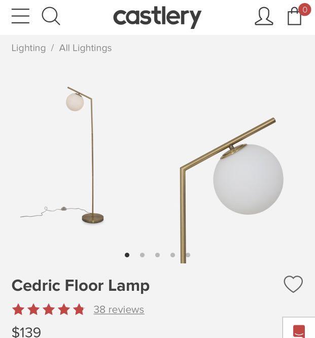 Cedric floor shop lamp